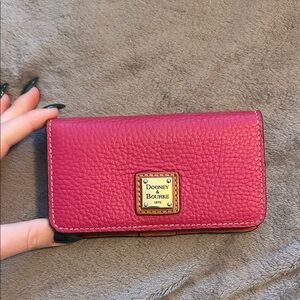 Dooney & Bourke Fuchsia Leather Wallet